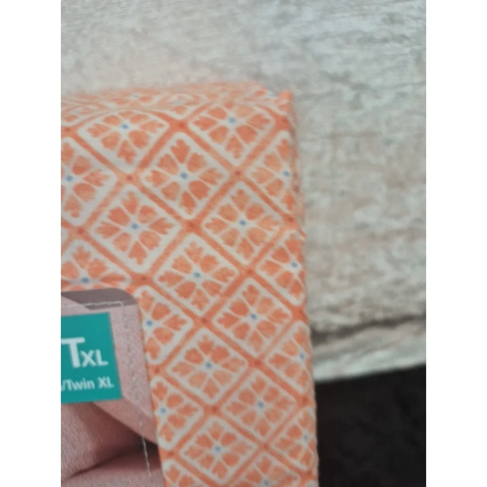 Twin / Twin XL Sheet Set By Mainstays‎ Warm Geo Super Soft Brushed Microfiber